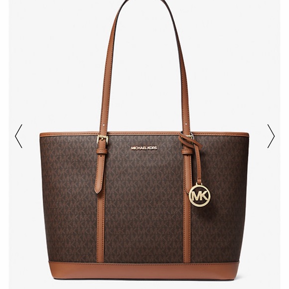 MICHAEL KORS
Jet Set Travel Large Logo Tote Shoulder Bag
COLOR BROWN
NWT - Picture 1 of 3